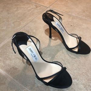 Jimmy Choo open toe heels. Size 38 1/2.